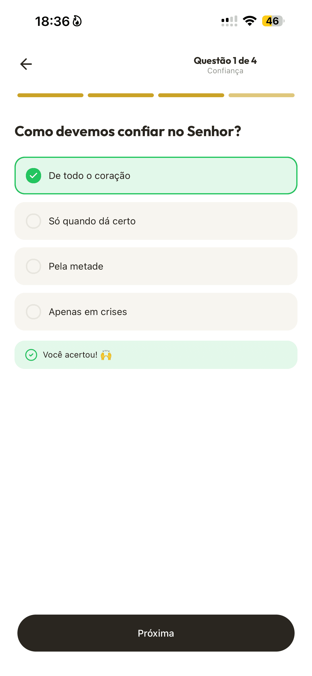Você fixa o que aprendeu