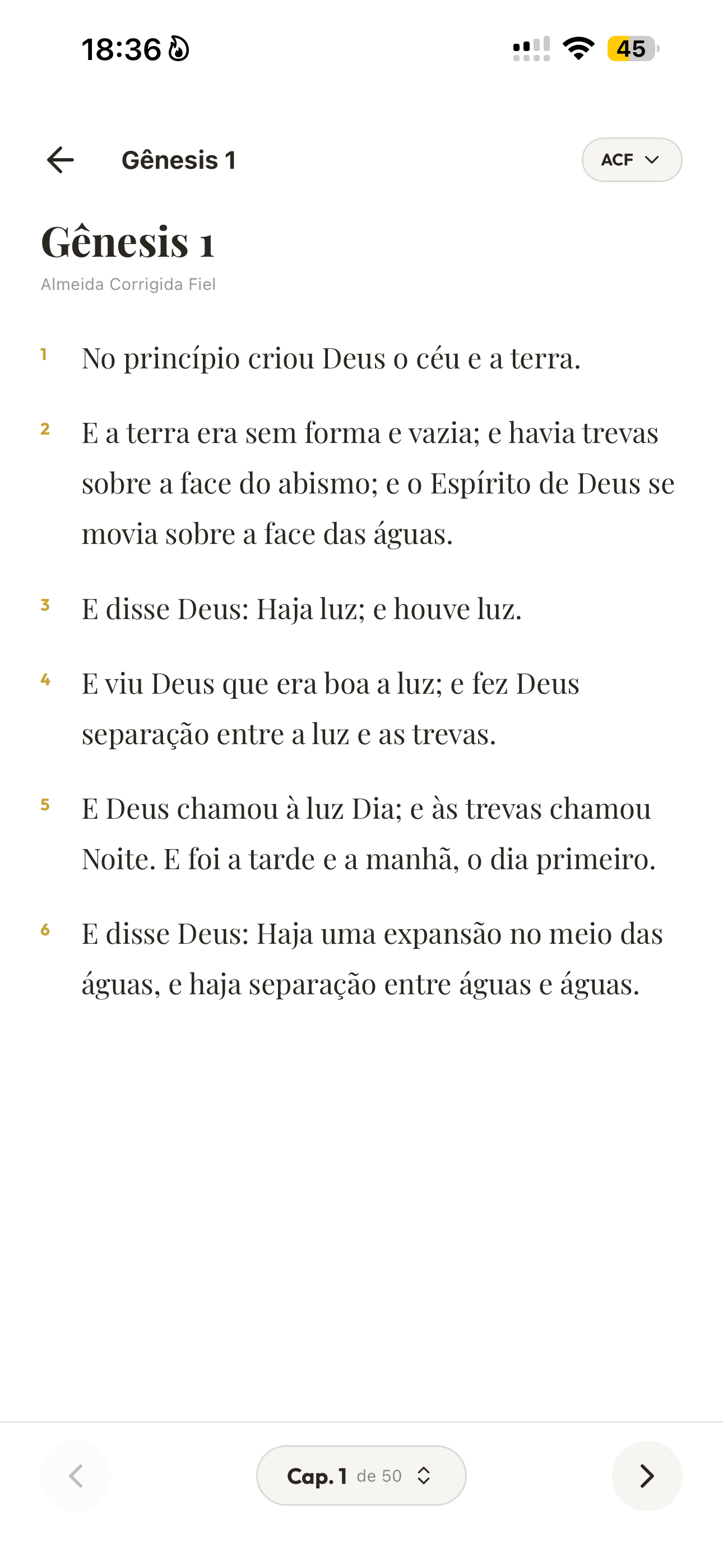 A Palavra completa, em várias versões